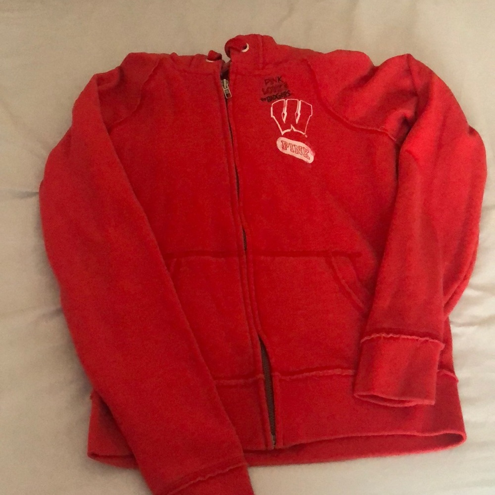 PINK Victoria Secret Wisconsin Badgers Jacket